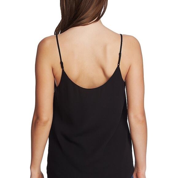 NWT 1State spaghetti strap cami top blouse shirt Black Size XXL - Picture 7 of 8
